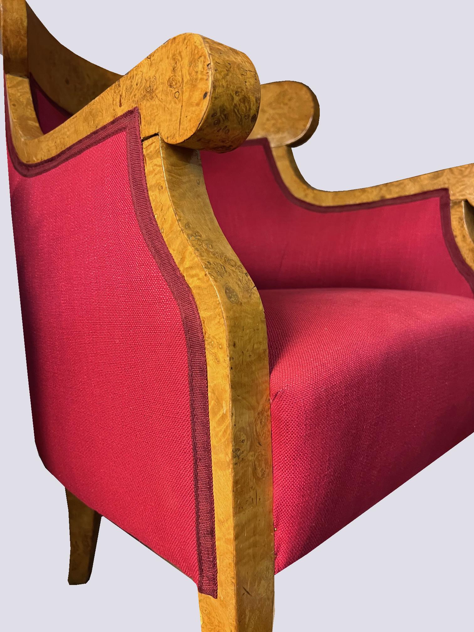 19ème siècle Fine Viennese Biedermeier Bergere. Vienne, vers 1825. Bon état - En vente à Vienna, AT