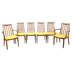 Mid Century Modern Teak Vintage G Plan Dining Chairs x 6 Danish Style
