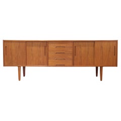 Mid Century Modern Vintage Teak Credenza Sideboard by Nils Jonsson Scandinavian