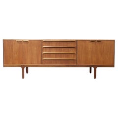 Mid Century Modern Vintage Teck Sideboard Credenza by Mcintosh Danish Style