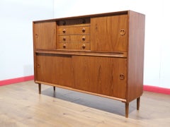 Mid Century Modern Vintage Teak Danish Buffet Credenza