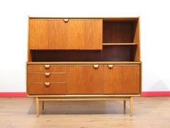 Mid Century Modern Vintage Teak Tall Credenza Sideboard by Austinsuite
