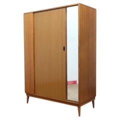 Mid Century Modern Vintage Teak Armoire Wardrobe by Austinsuite
