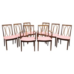 Mid Century Modern Vintage Teak British Dining Chairs by G Plan x 8