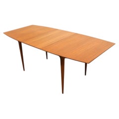 Mid Century Modern Vintage Teak British Extending Dining Table by Mcintosh