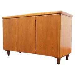 Mid Century Modern Vintage Teak Danish Credenza Sidebaord by Christian Linneber