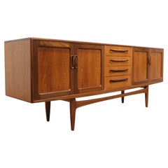 Mid Century Modern Vintage Teak British Sideboard Credenza by G Plan
