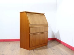 Mid Century Modern Vintage Teak Secreataire Desk