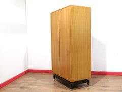 Mid Century Modern Vintage Blonde Double G Plan Armoire Wardrobe