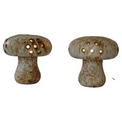 Bruno Karlsson pour Ego - Paire de lampes champignons vintage 