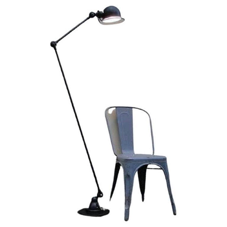 JIELDE floor lamp Reading lamp 

French Graphit lamp

Designed by Jean-Louis Domecq in the early 1950s


Original Jielde lamp, professionally restored in our workshop

The inside of the shade is coated with heat-resistant paint

Measures: