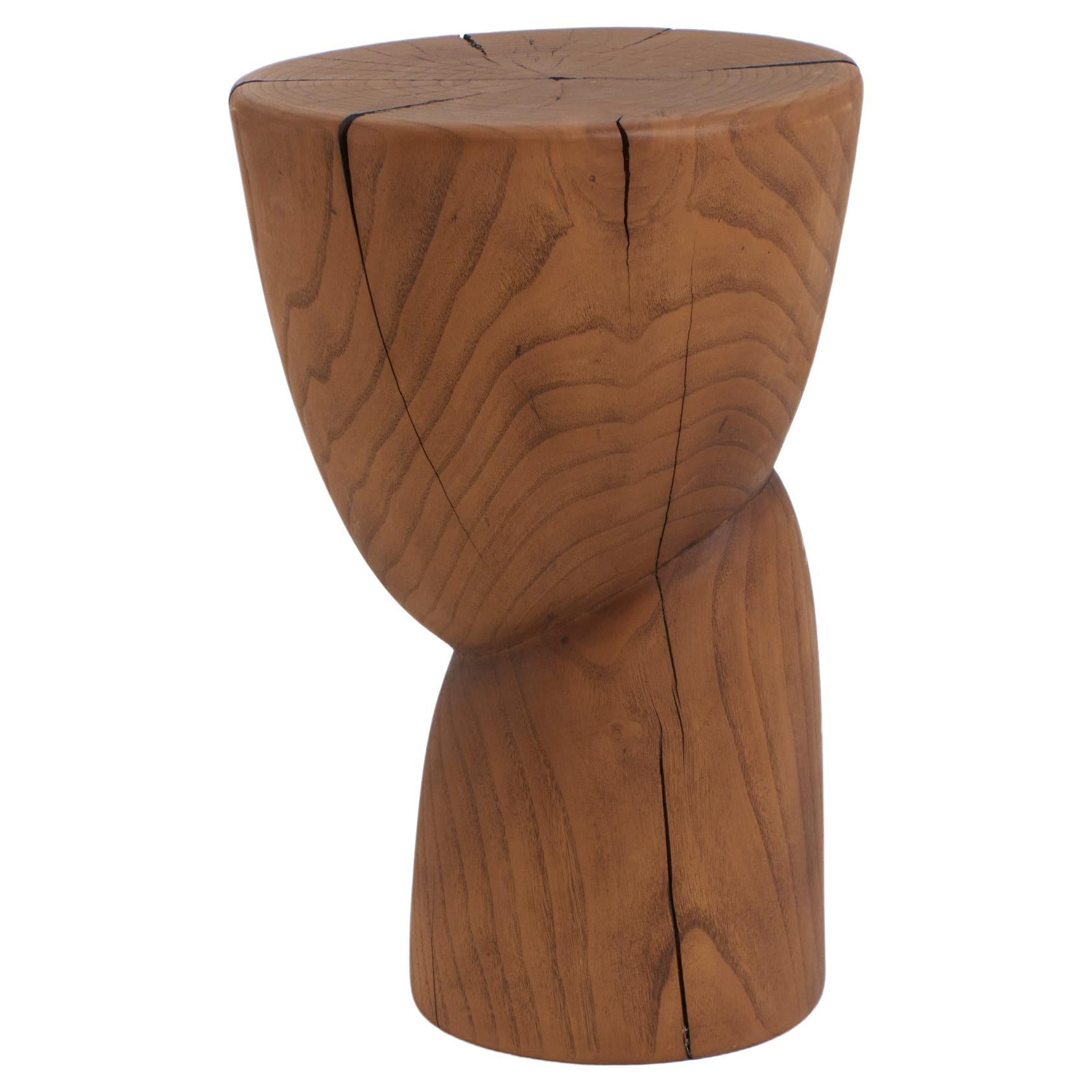 Solid Wood Side Table For Sale