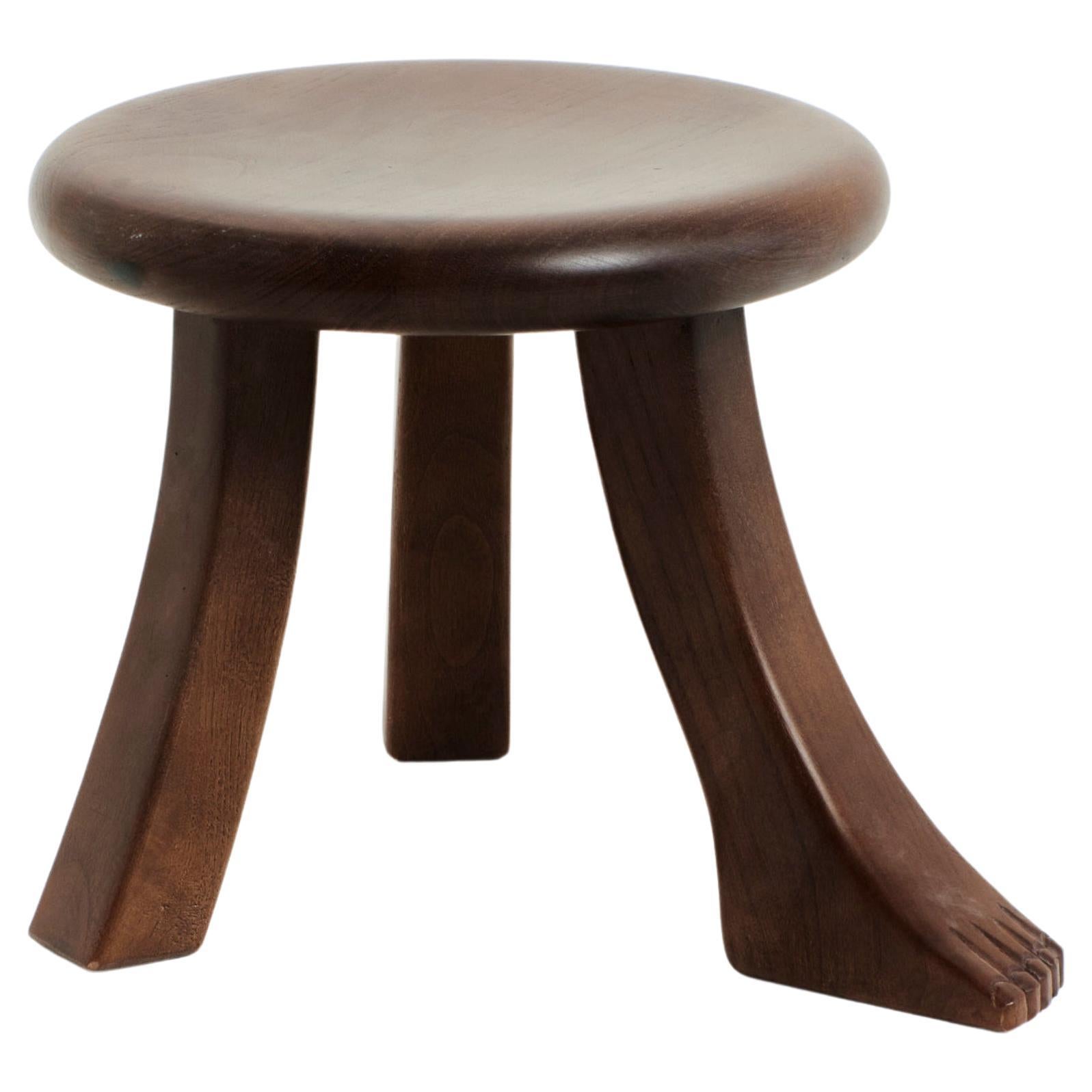 Foot Stool Brown Chestnut For Sale