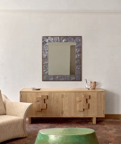 Douro – Sideboard aus massiver Eiche mit handgeschnitzten, skulpturalen Griffen