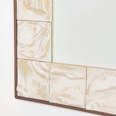 Tiled Mirror (medium) - Ceramic - Handmade - Artisanal - Wall - Glazed