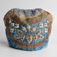 Antique Victorian Quilted Glass Bead And Silk Embroidered Tea Cozy, 19th Century
