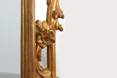 20th century large gilded baroque style mirror by Deknudt, Belgium