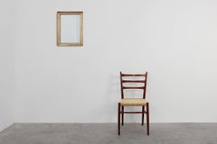Specchio dorato in stile Mid-Century Modern di Deknudt, Belgio, anni '70