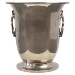 Art Deco Equestrian Champagne bucket with Stirrup handles, France 1930s