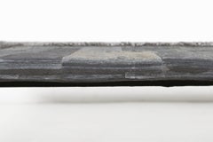 Rare brutalist Brazilian stone coffee table by Pia Manu, ca. 1960