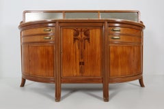 Exceptional hemisphere Art Nouveau Sideboard by Maurice Dufrene, France 1911