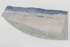 Sculptural Pia Manu coffee table in marble and stone, Belgium 1970s
