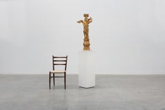 Louis XVI Gilt oak Angel Figure part of a altar, Early 18th Century