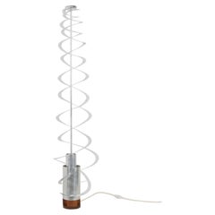 Rare Kinetic Spiral Light Sculpture from Werner Epstein, 1972