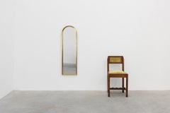 Gold‑Toned Arched Wall Mirror by Deknudt, Belgium, 20th Century