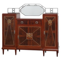 Art Deco marquetry cabinet by De Coene, Belgium, ca. 1925
