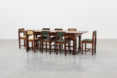 Large French Oak Refectory Dining Table, Renaissance Revival, circa 1880