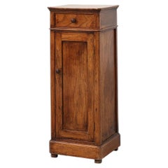 Art Deco walnut bedside cabinet, Belgium, 1920s