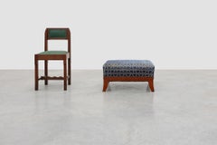 Art-déco-Sessel mit gepolsterter Sitzfläche und Säbelbeinen, Frankreich, 20. Jahrhundert