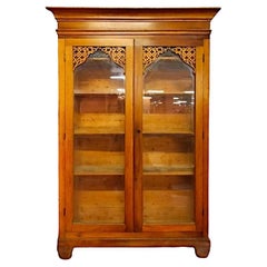 Vitrina librería de nogal de principios del siglo XIX, época de Charles X.