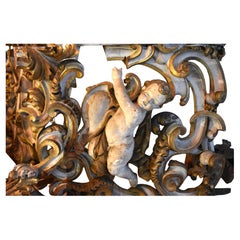 Balaustrada con ménsulas (decorativas), de un antiguo coro  Siglo XVIII