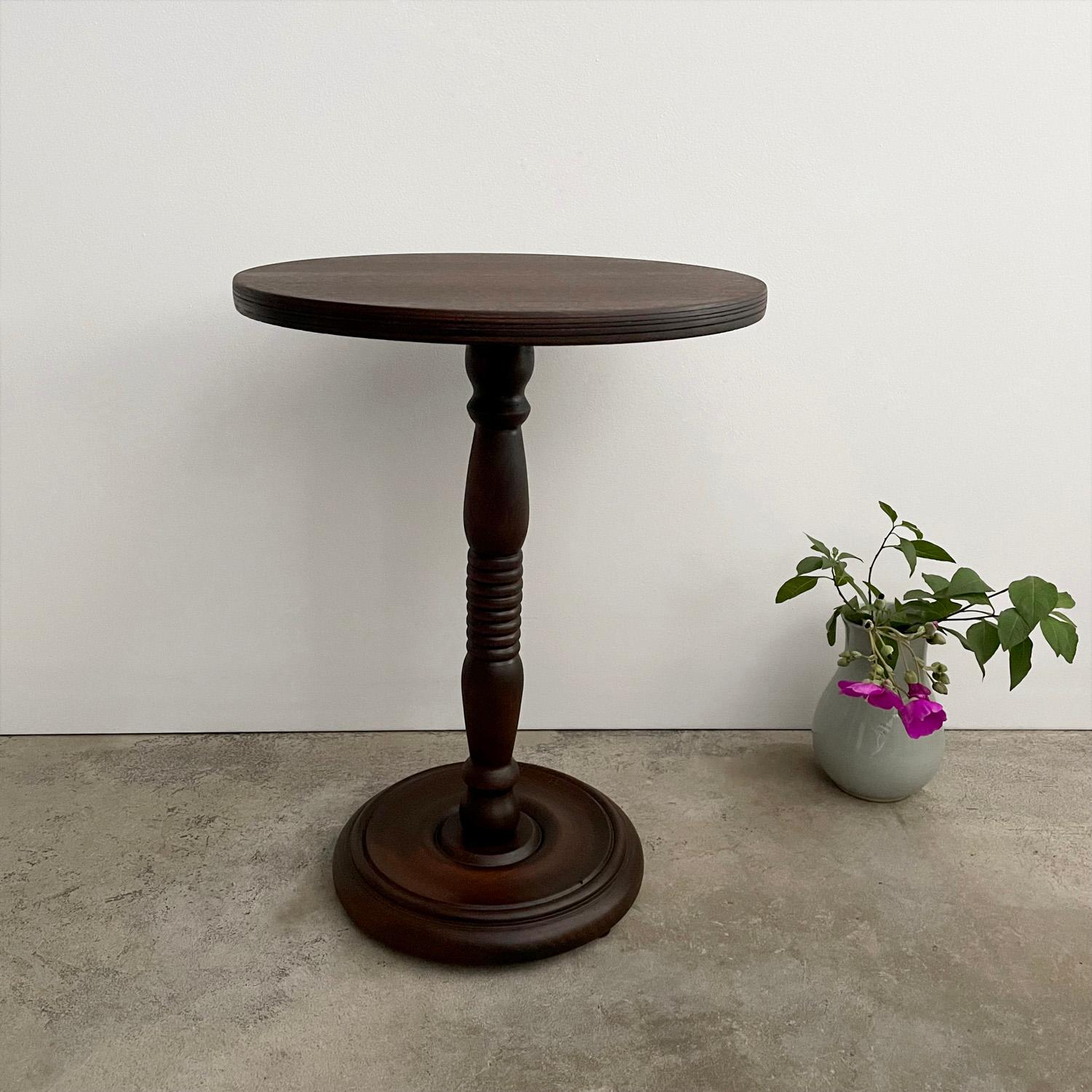 French Carved Wood Side Table in the style of Charles Dudouyt 5