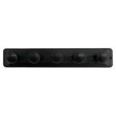 Vintage French Mid Century Noir Farmhouse Coat Rack France