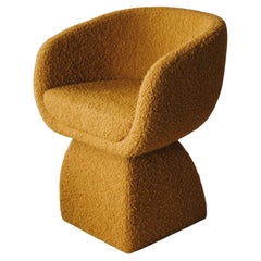 21st Century Oscar Chair, in a Bouclé Fabric, by Duistt