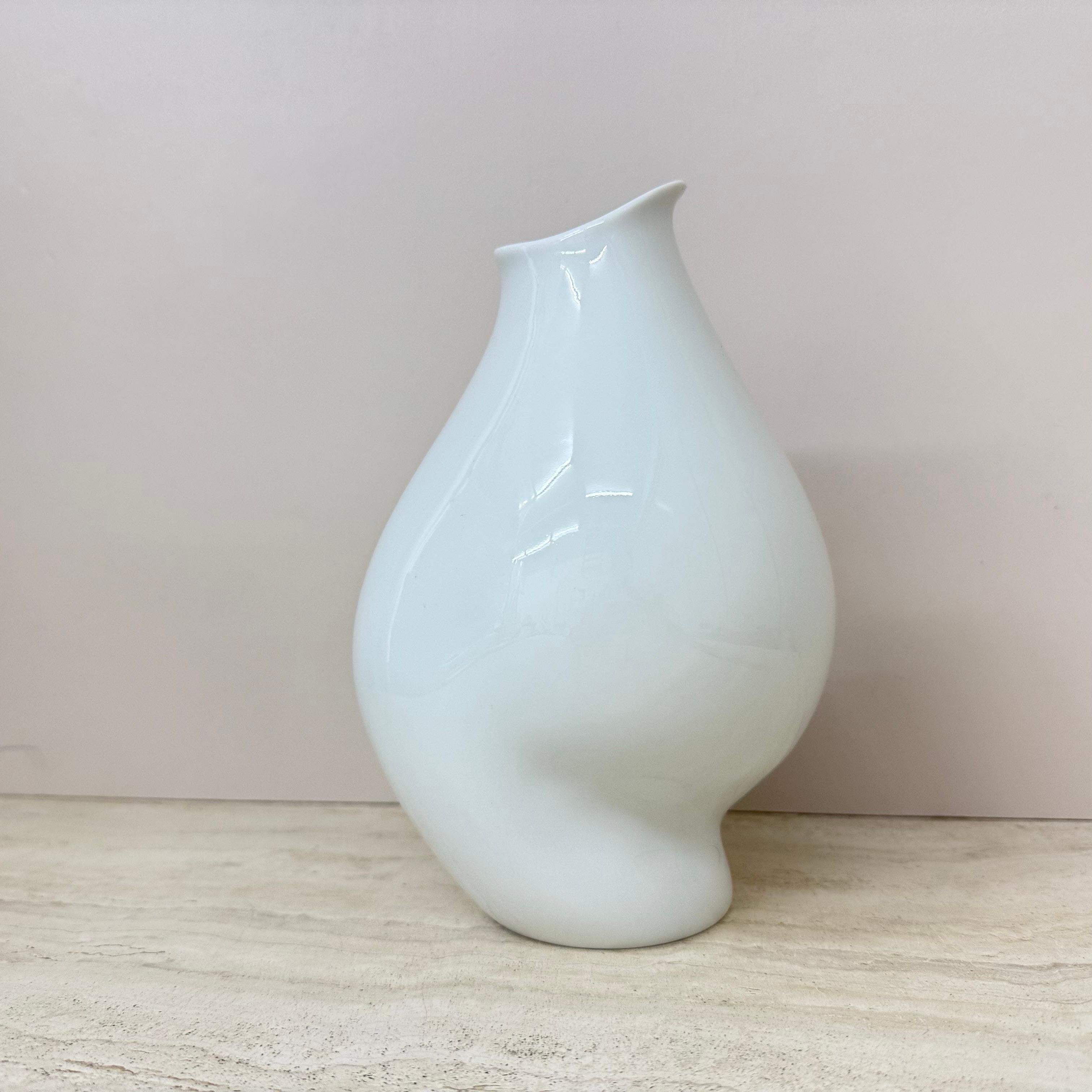 Mid-20th Century Big Vase with the Seven Faces of Fritz Heidenreich, Rosenthal, 1950s For Sale