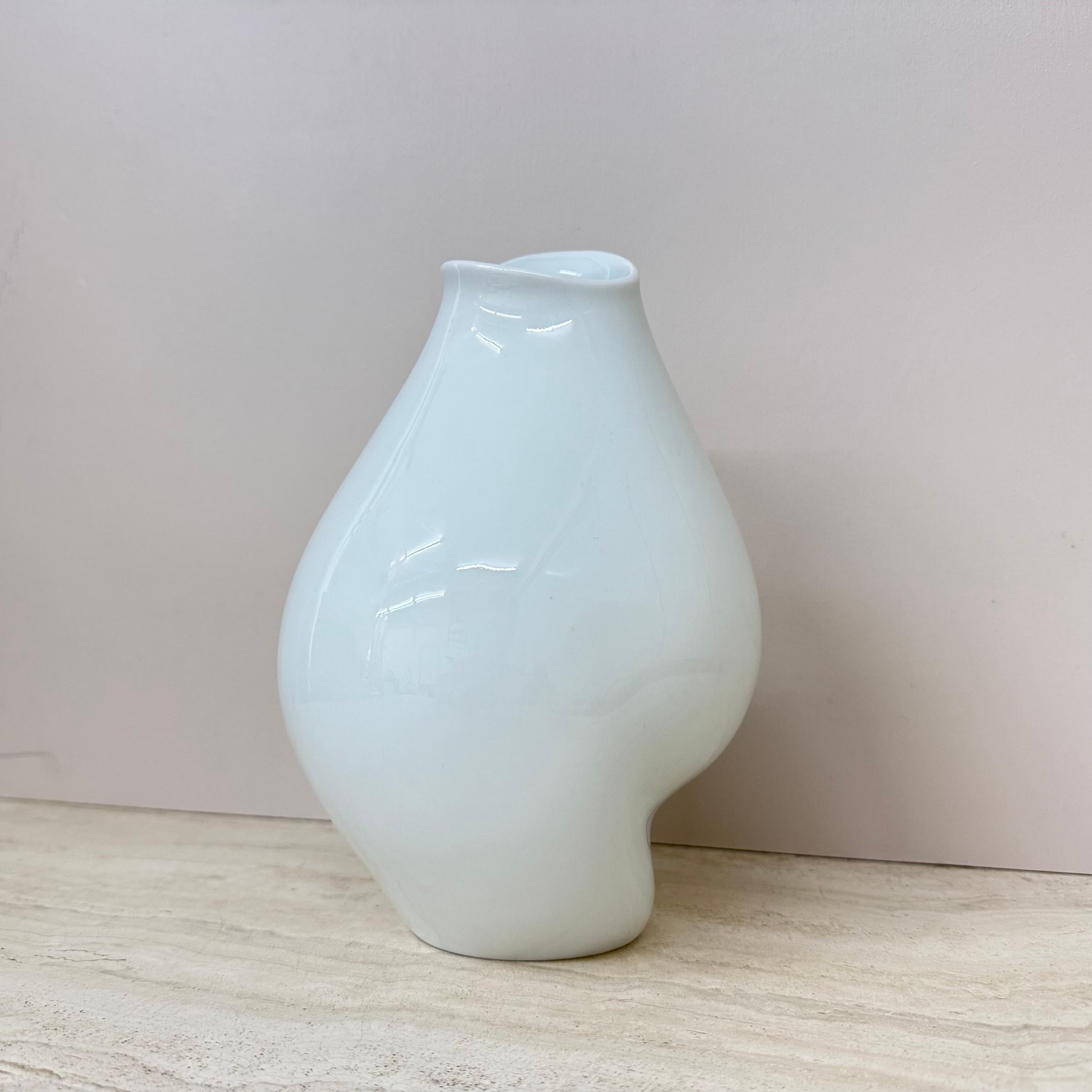 Porcelain Big Vase with the Seven Faces of Fritz Heidenreich, Rosenthal, 1950s For Sale