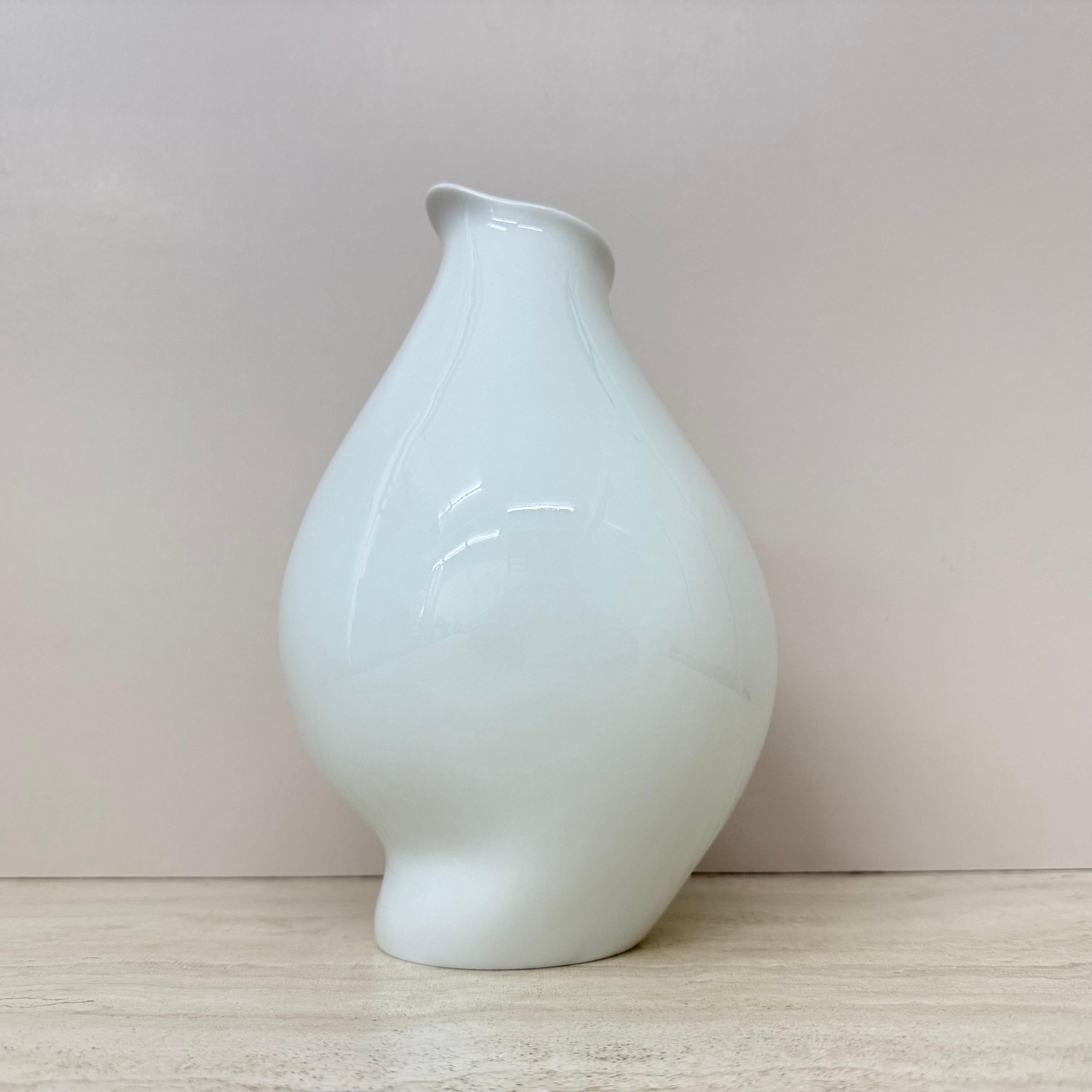 Big Vase with the Seven Faces of Fritz Heidenreich, Rosenthal, 1950s For Sale 3