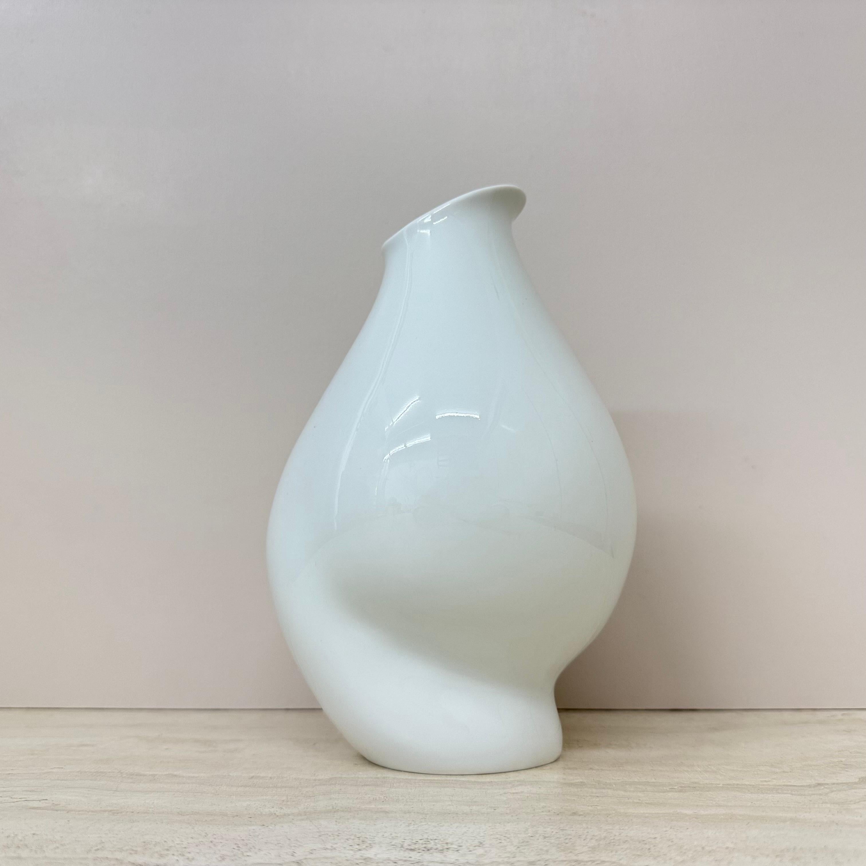 Big Vase with the Seven Faces of Fritz Heidenreich, Rosenthal, 1950s For Sale 6