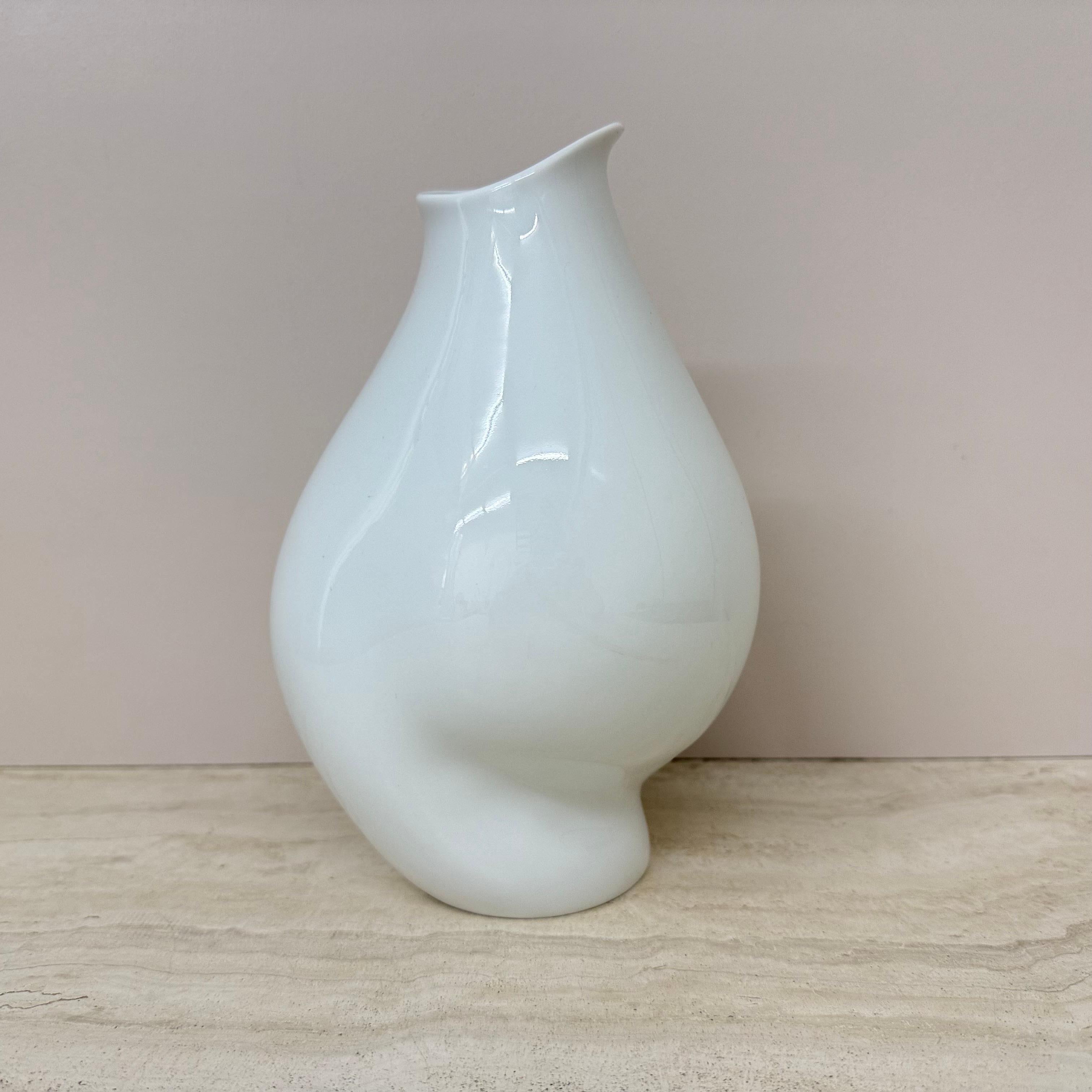 Big Vase with the Seven Faces of Fritz Heidenreich, Rosenthal, 1950s For Sale 11