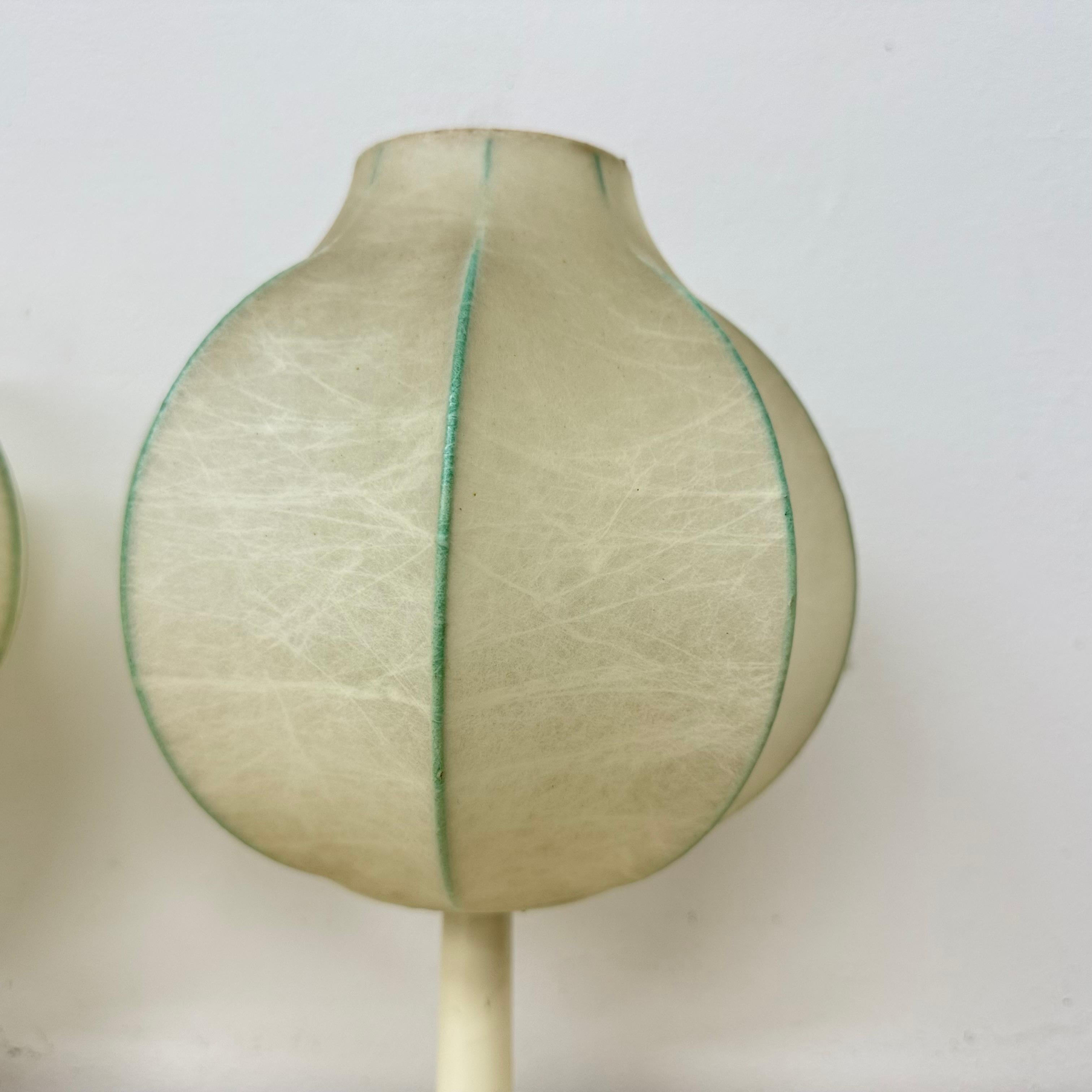 Pair of Cocoon Table Lamp by Alfred Wauer for Goldkant, 1960’s For Sale 2