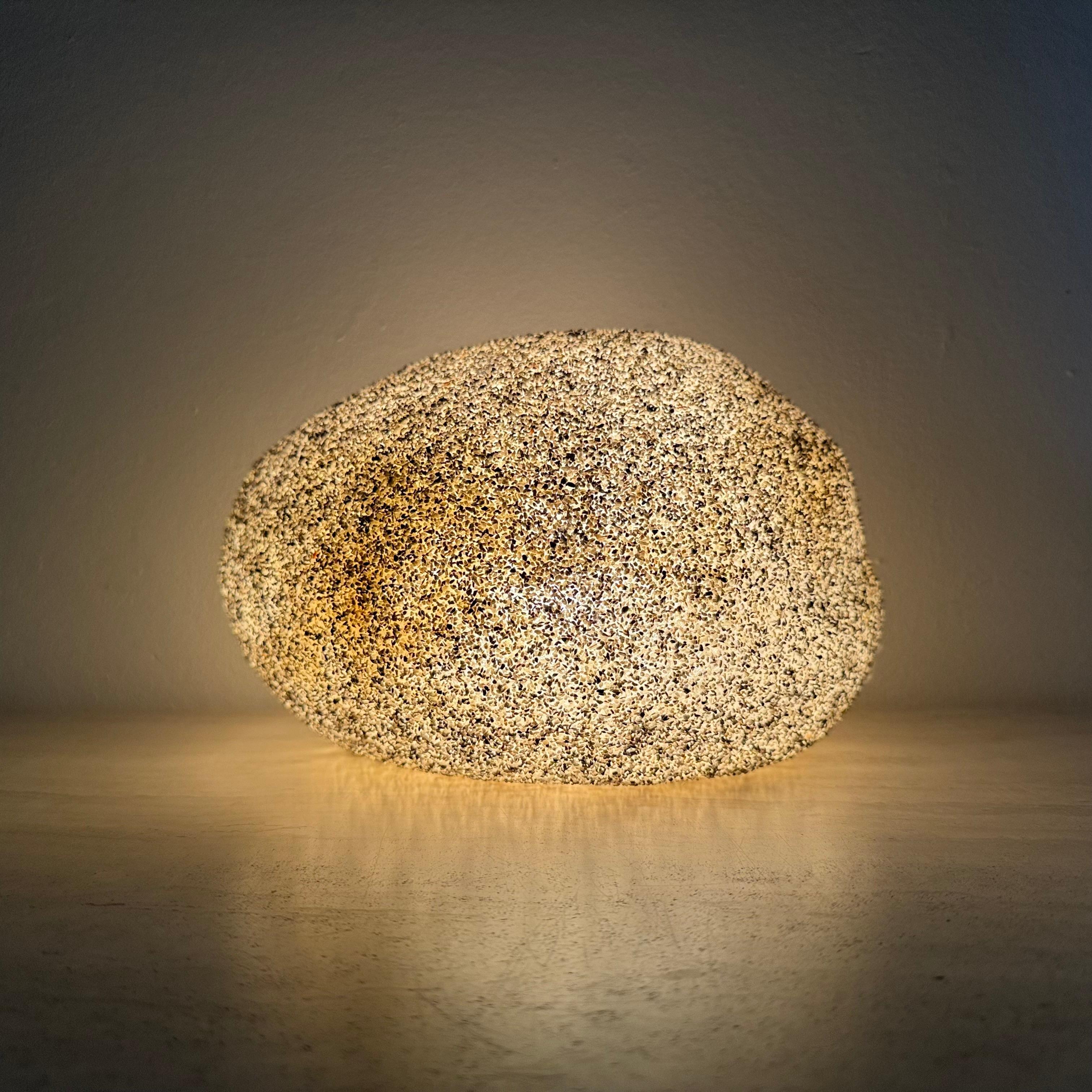 Lampe Moon rock par André Cazenave pour Singleton, années 1960

