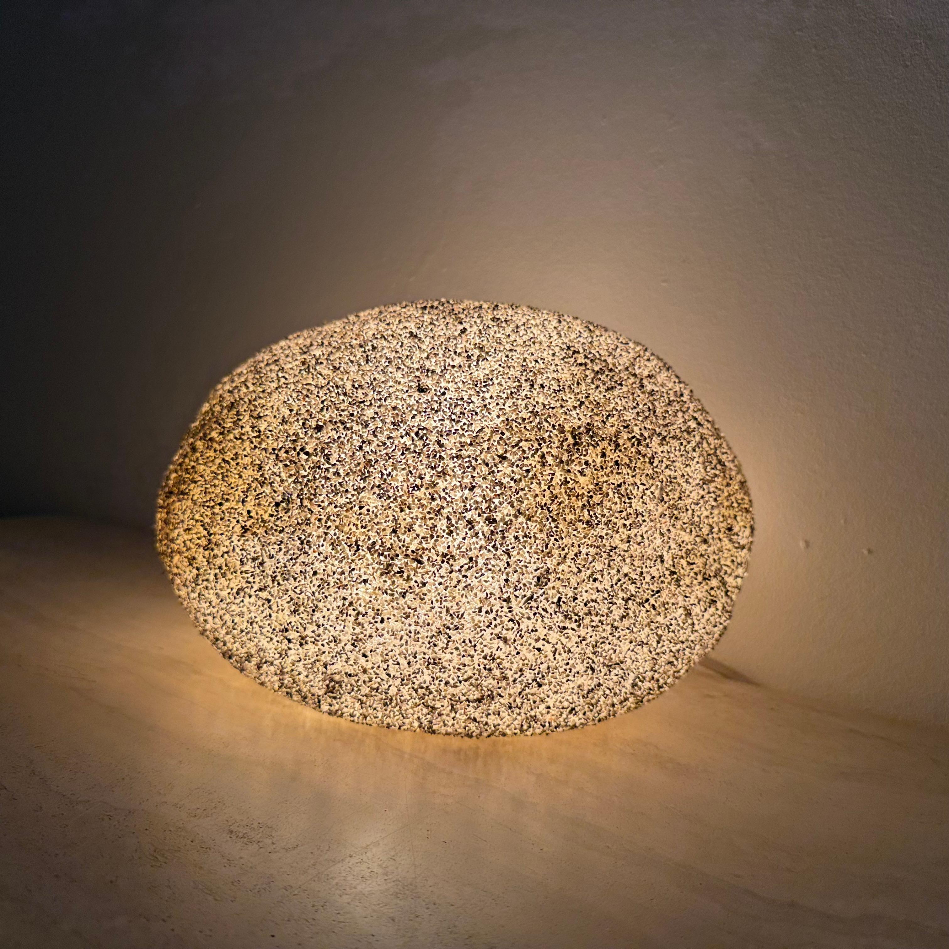 italien Lampe Moon rock par André Cazenave pour Singleton, années 1960 en vente