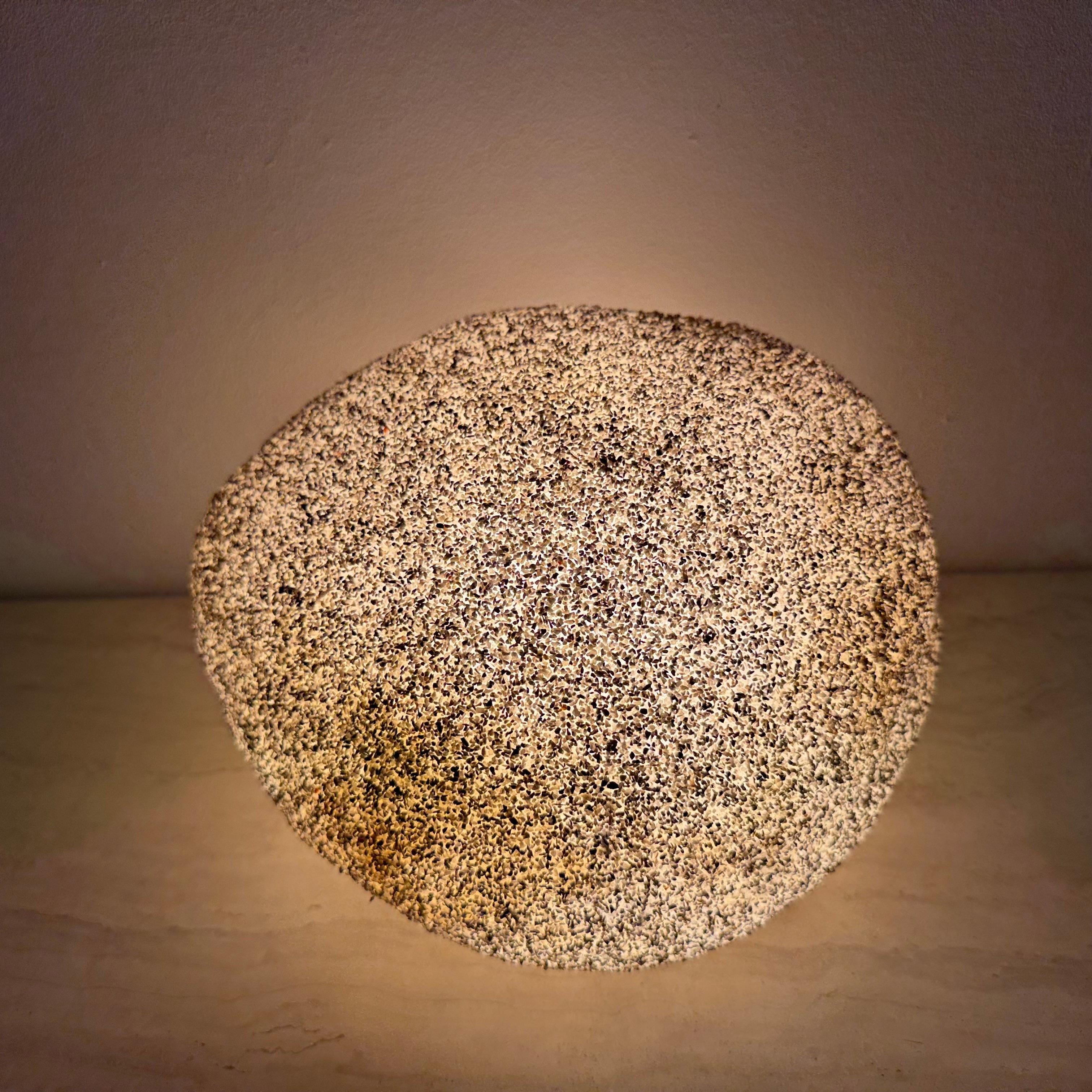 Mid-Century Modern Lampe Moon rock par André Cazenave pour Singleton, années 1960 en vente