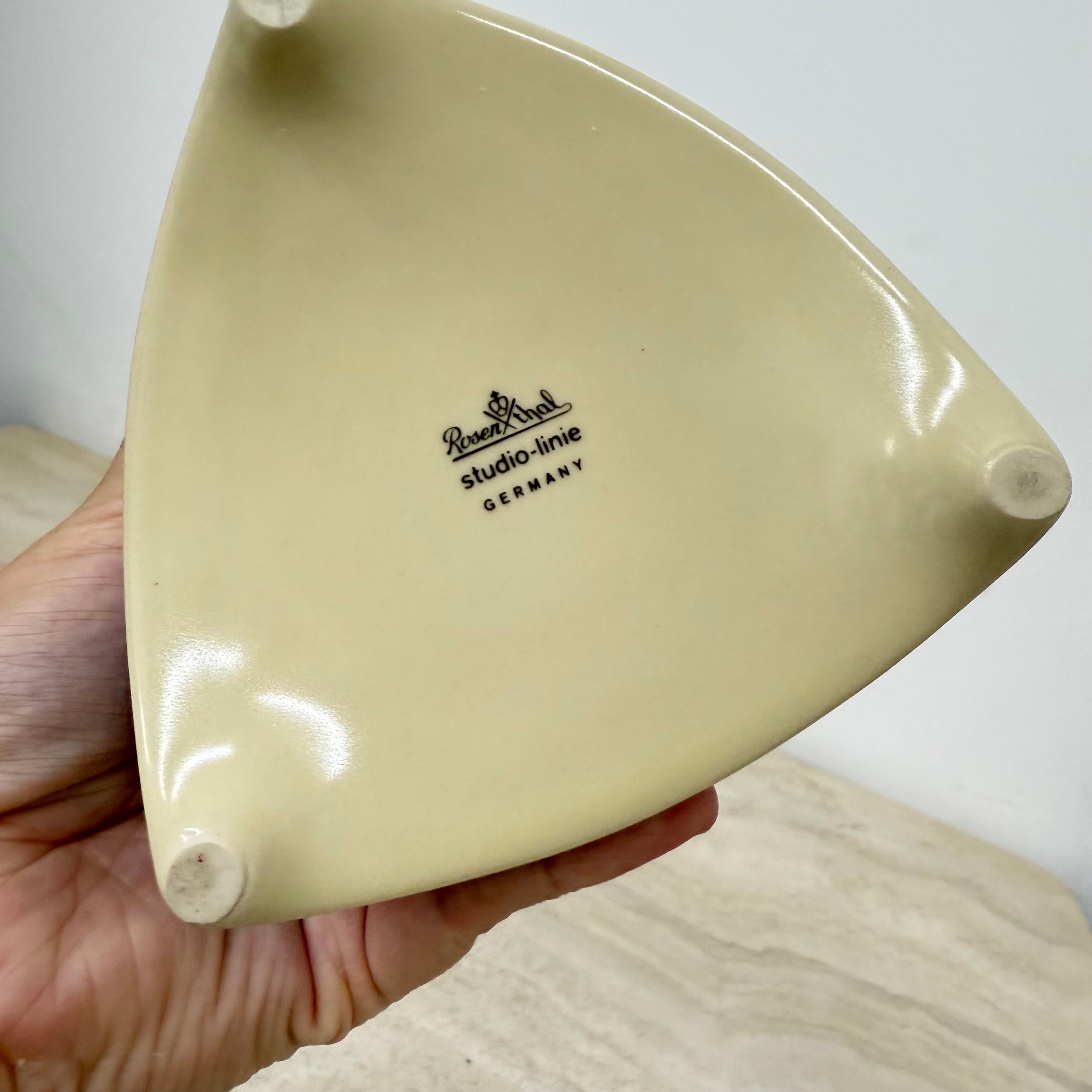 Rosenthal studio linie flash one vase ceramic , 1980s Memphis For Sale 12