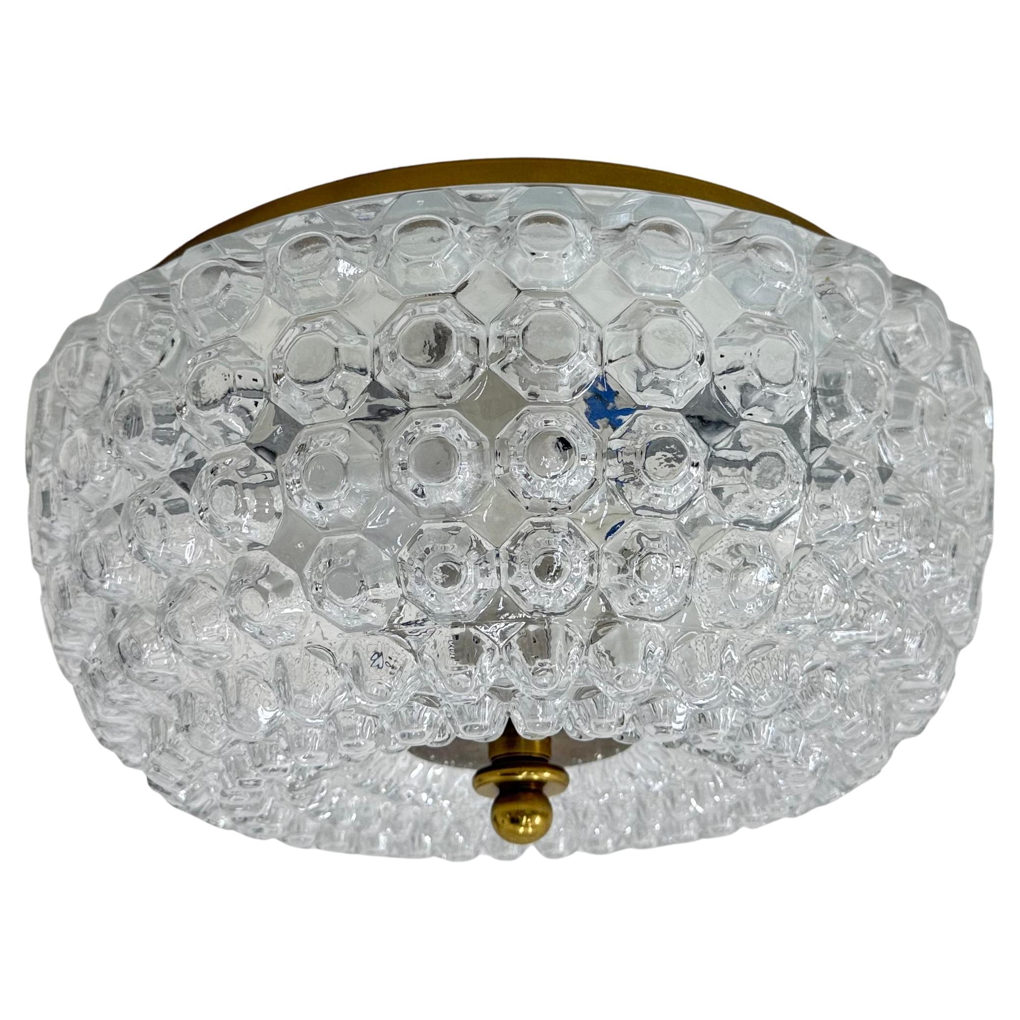 Lampada da soffitto Limburg Glashütte Limburg , anni '70