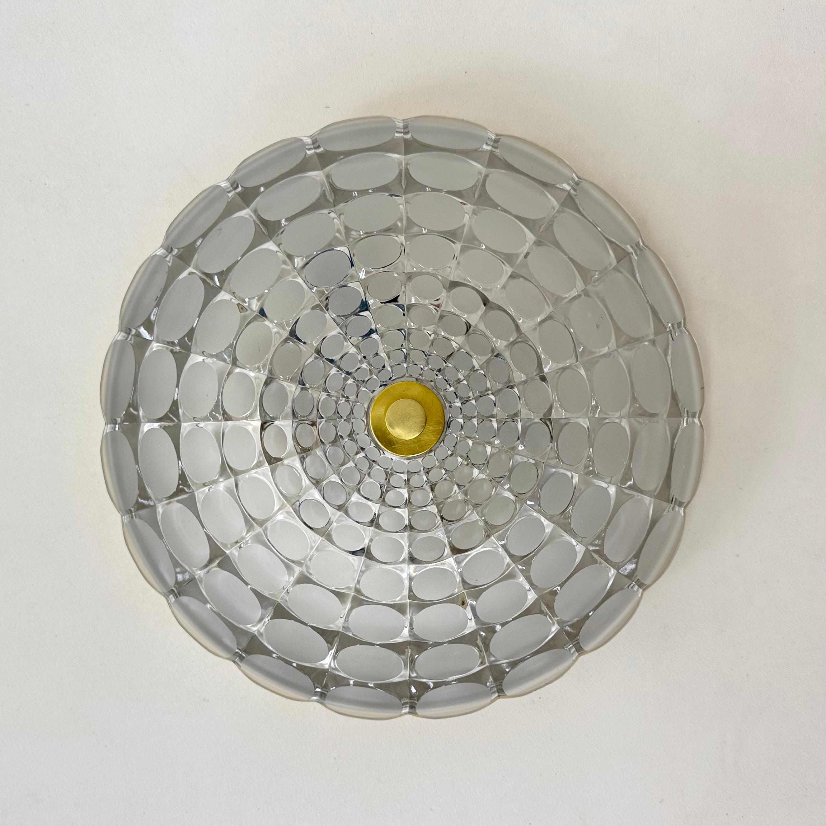 Incasso in vetro Peil & Puzzler di design di metà secolo, anni '70 in vendita 1